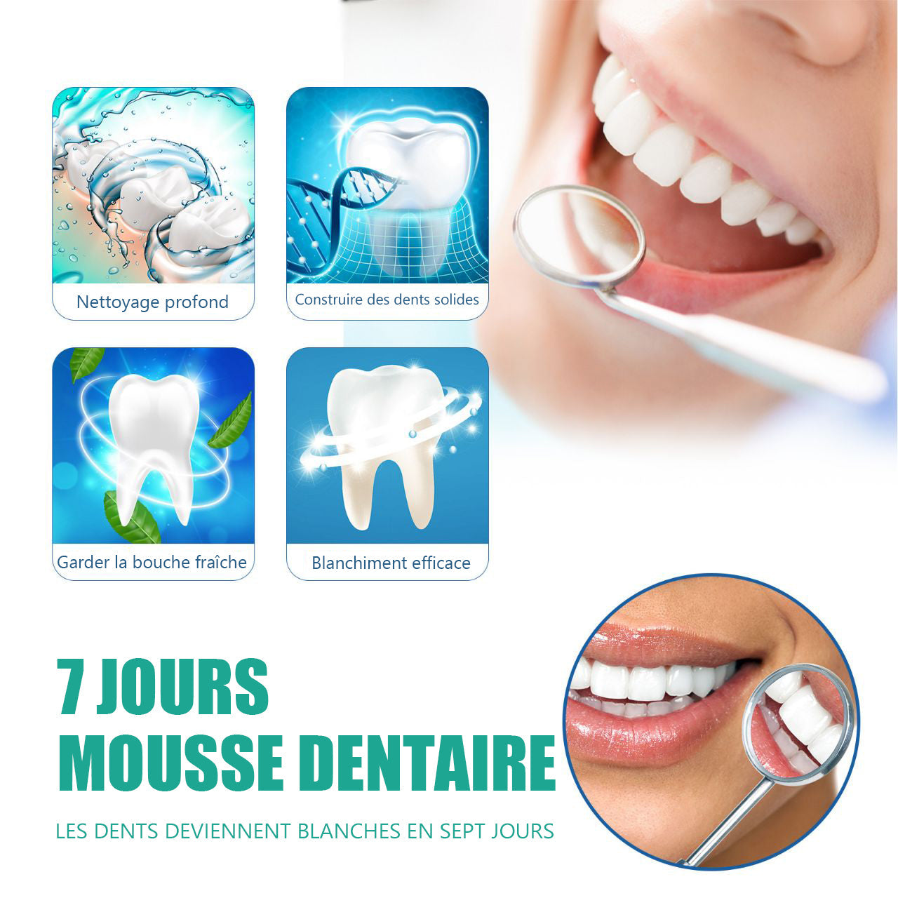 ✨🦷(Vente du dernier jour - 80 % de réduction)Birage™ Herbal Brightening Oral Repair Mousse -Résoudre tous les problèmes bucco-dentaires