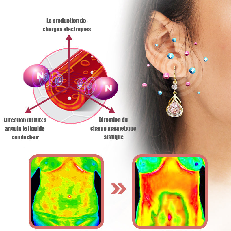 Boucles d'oreilles magnétogènes à flux lymphatique (🔥VENTE DU DERNIER JOUR - 80 % DE RÉDUCTION)
